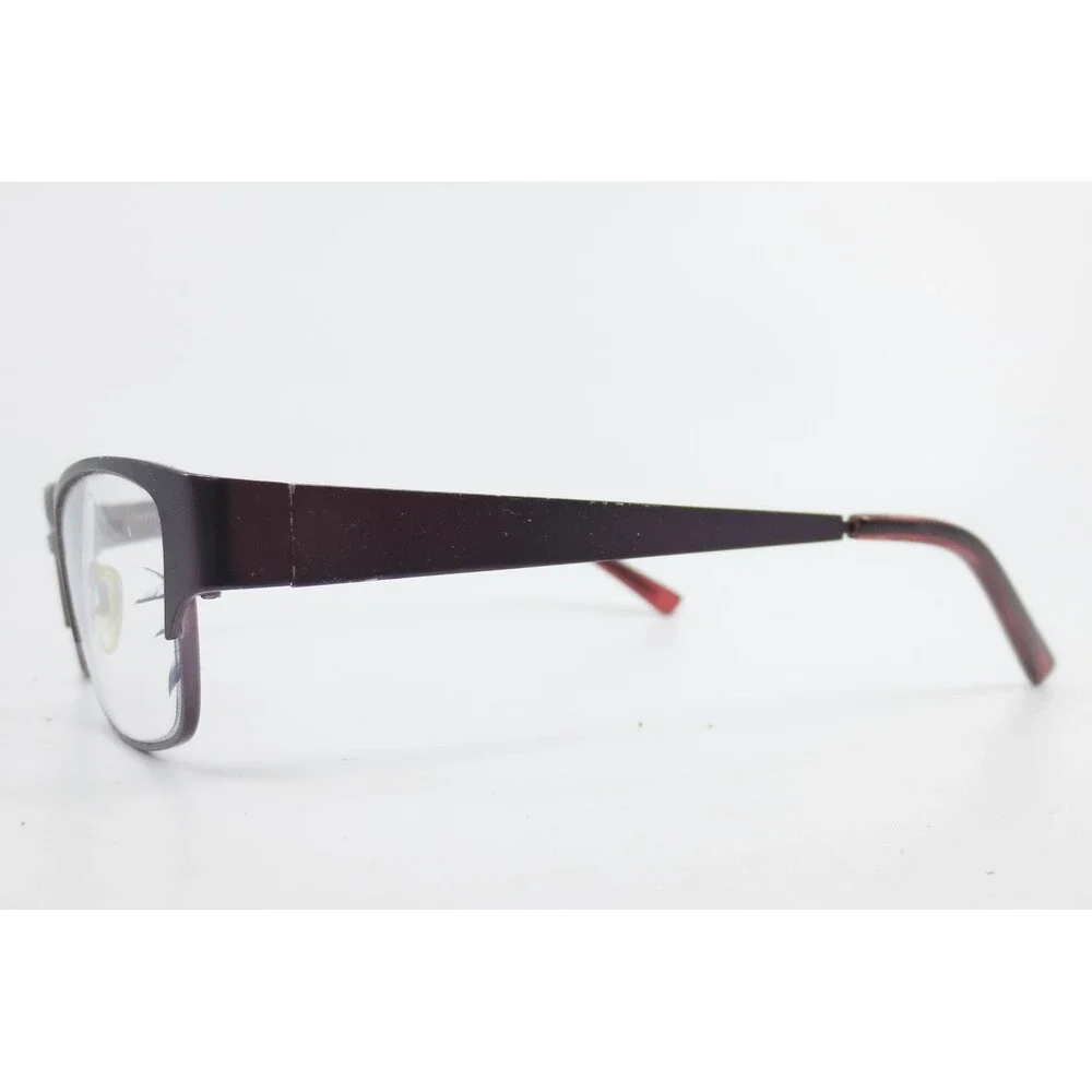 #trending Eyewear Passion 52-17-135 Purple Rectangle Metal Eyeglass Frames